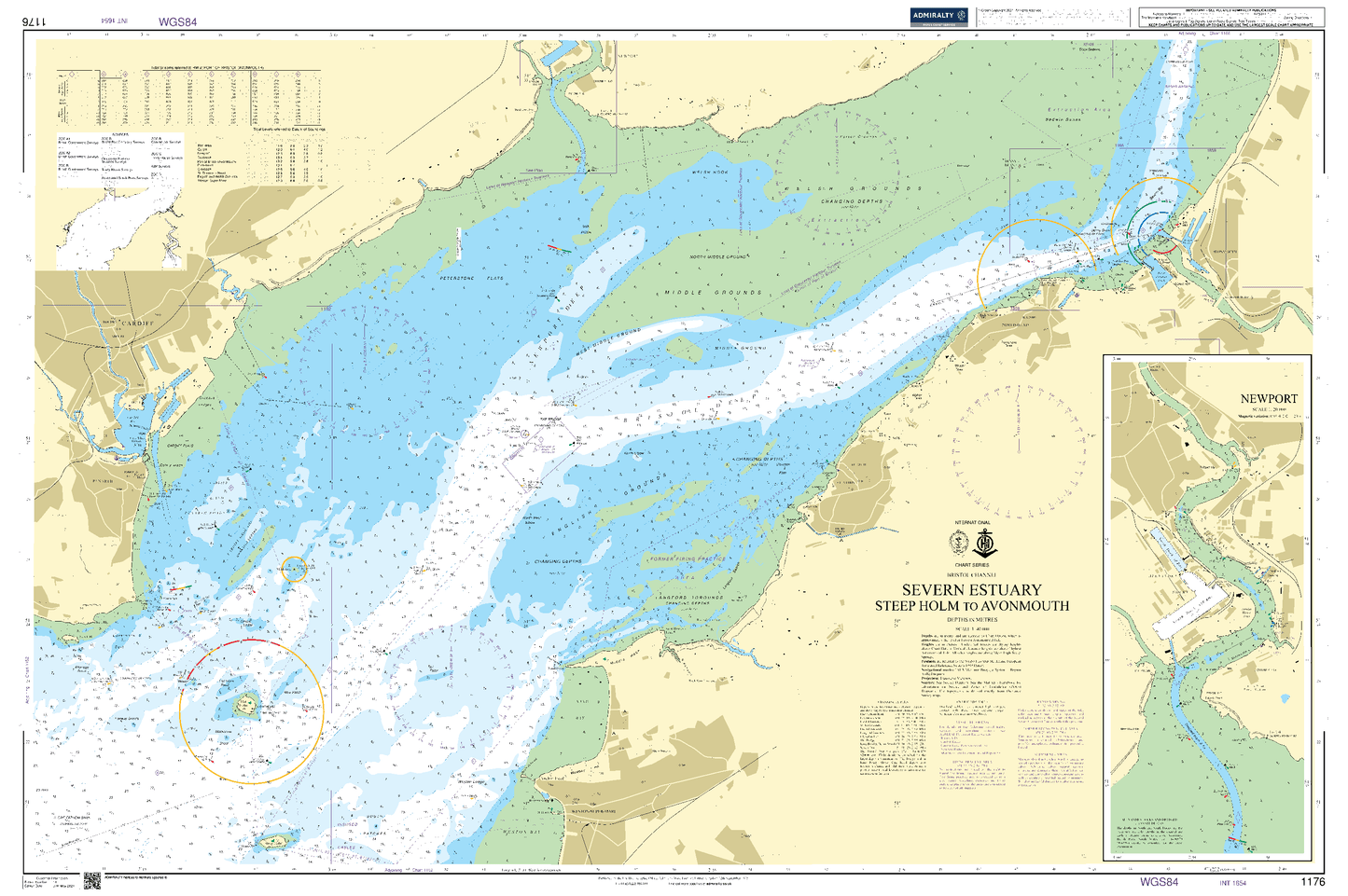 BA1176 - Severn Estuary Steep Holm to Avonmouth