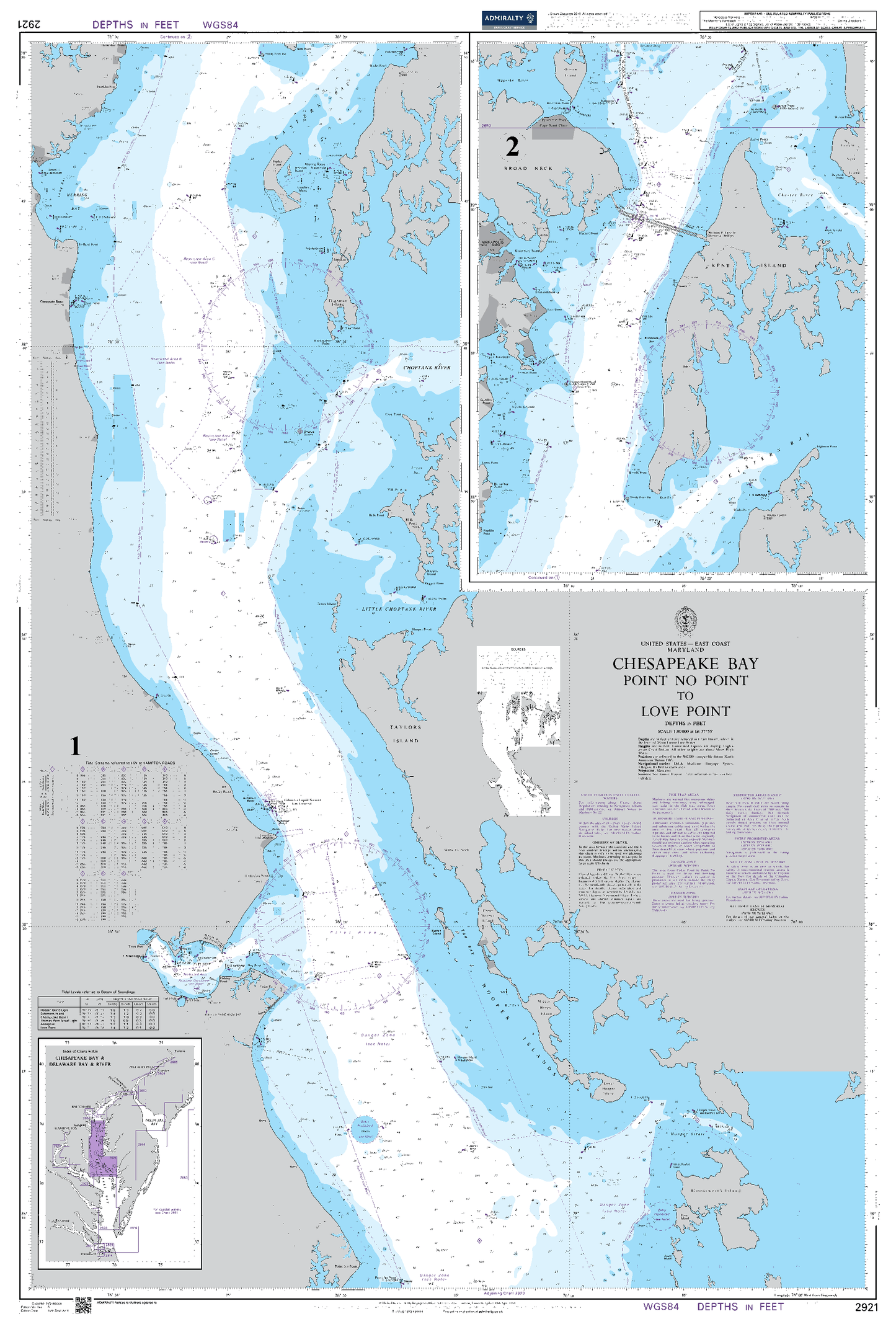 BA2921 - Chesapeake Bay Point No Point to Love Point