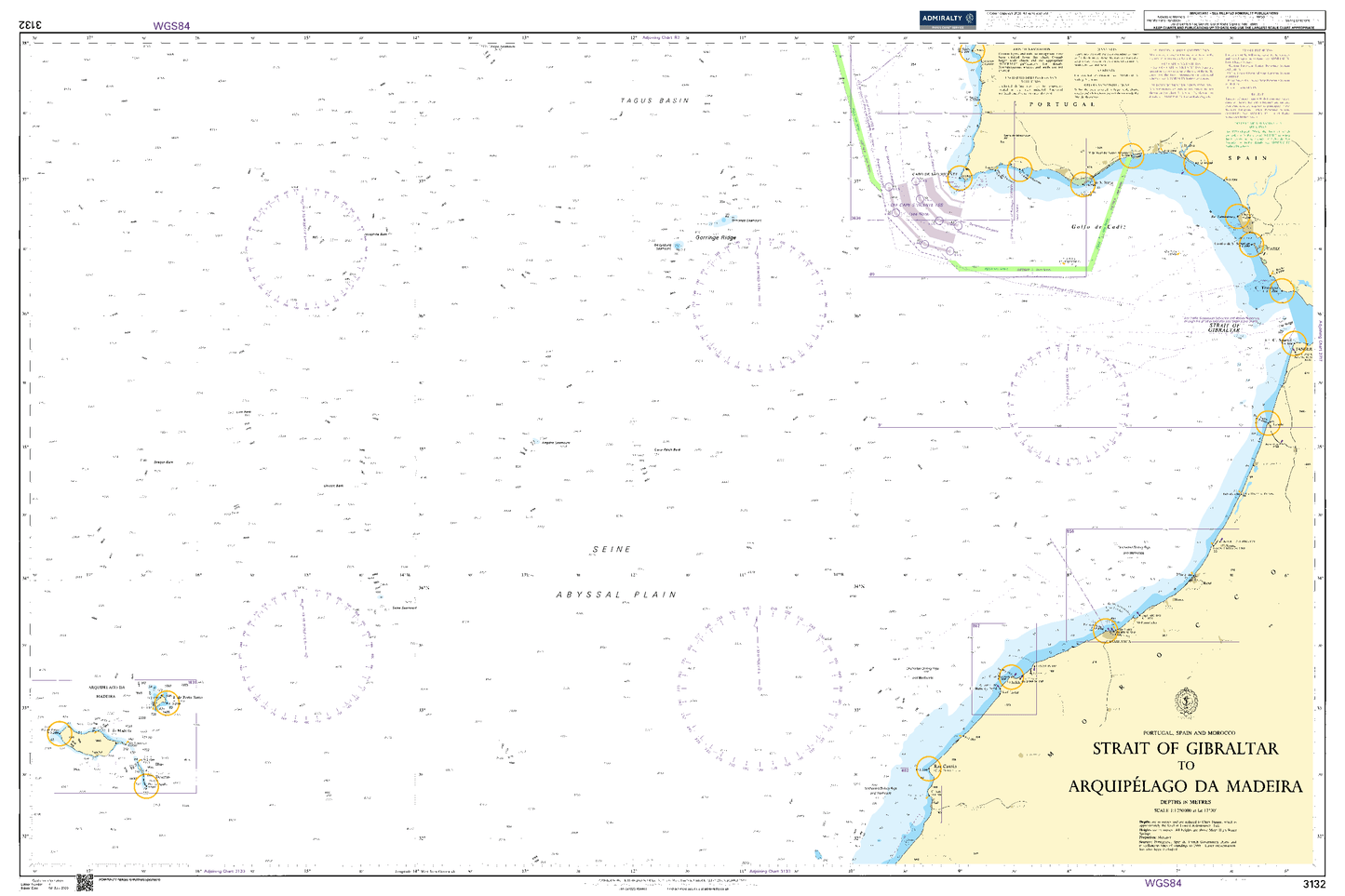 BA3132 - Strait of Gibraltar to Arquipelago da Madeira