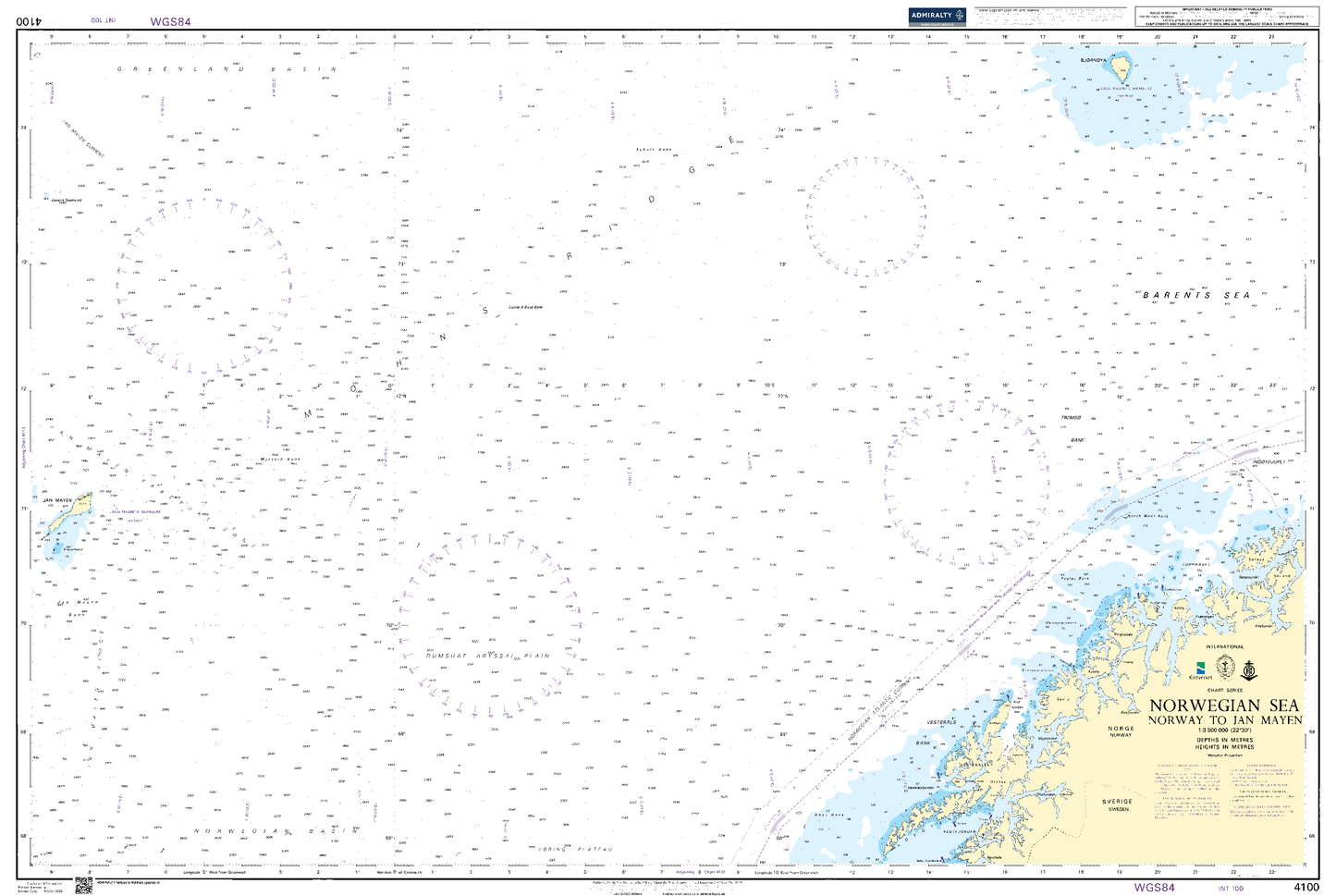 BA4100 - Norwegian Sea Norway to Jan Mayen