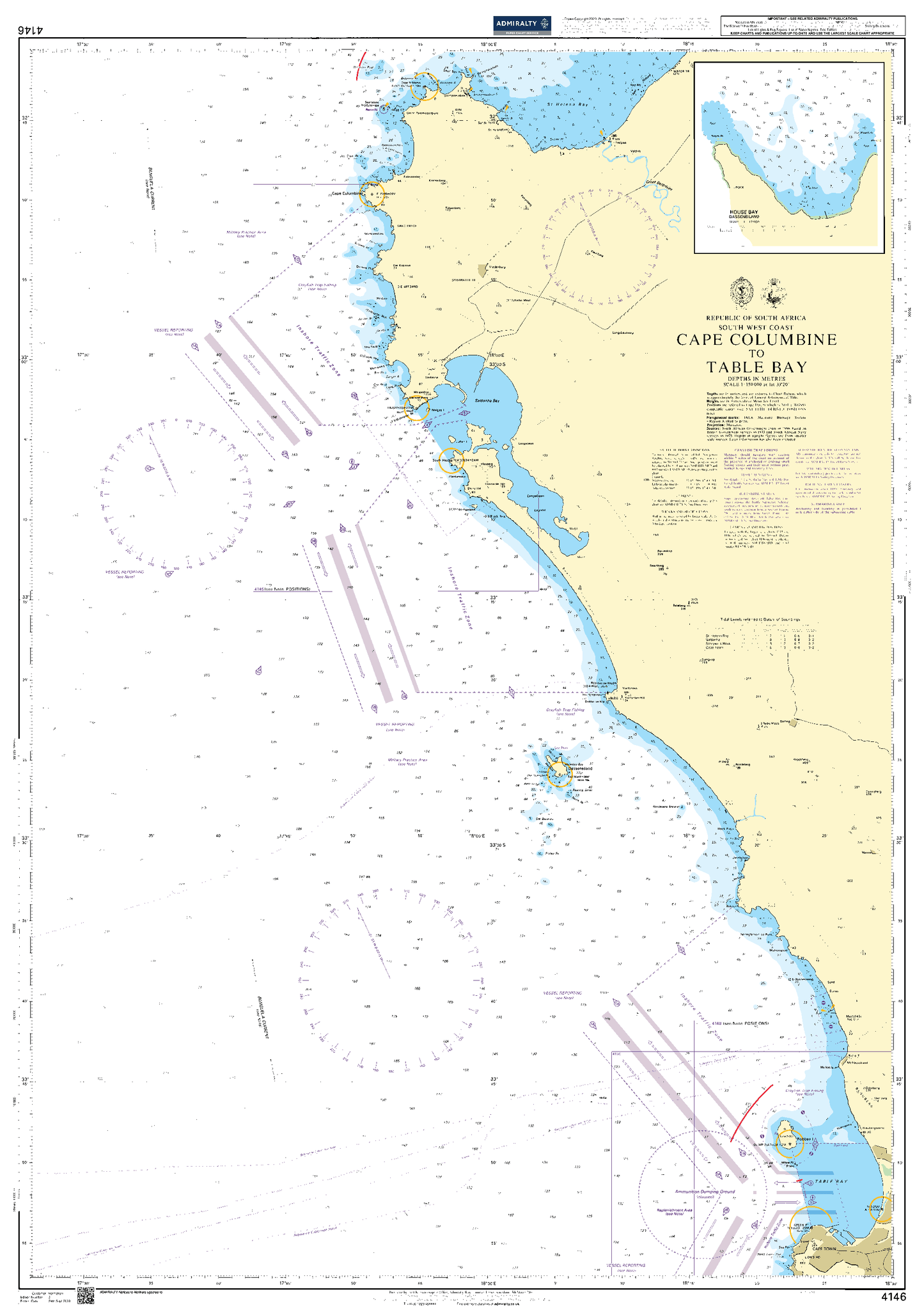 BA4146 - Cape Columbine to Table Bay