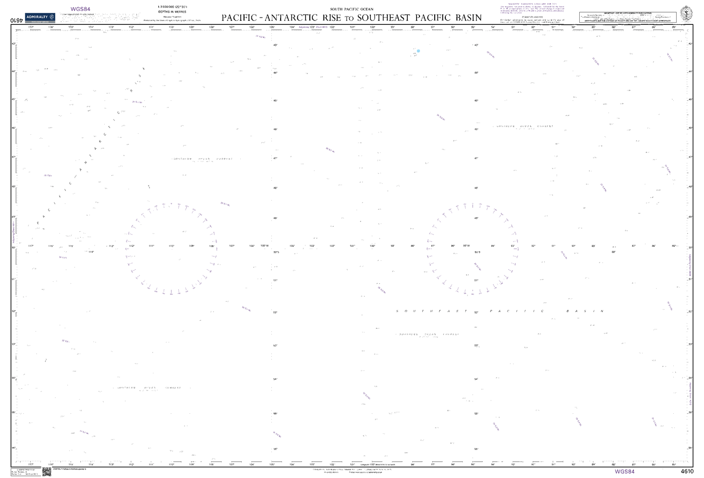 BA4610 - Pacific-Antarctic Rise to Southeast Pacific Basin