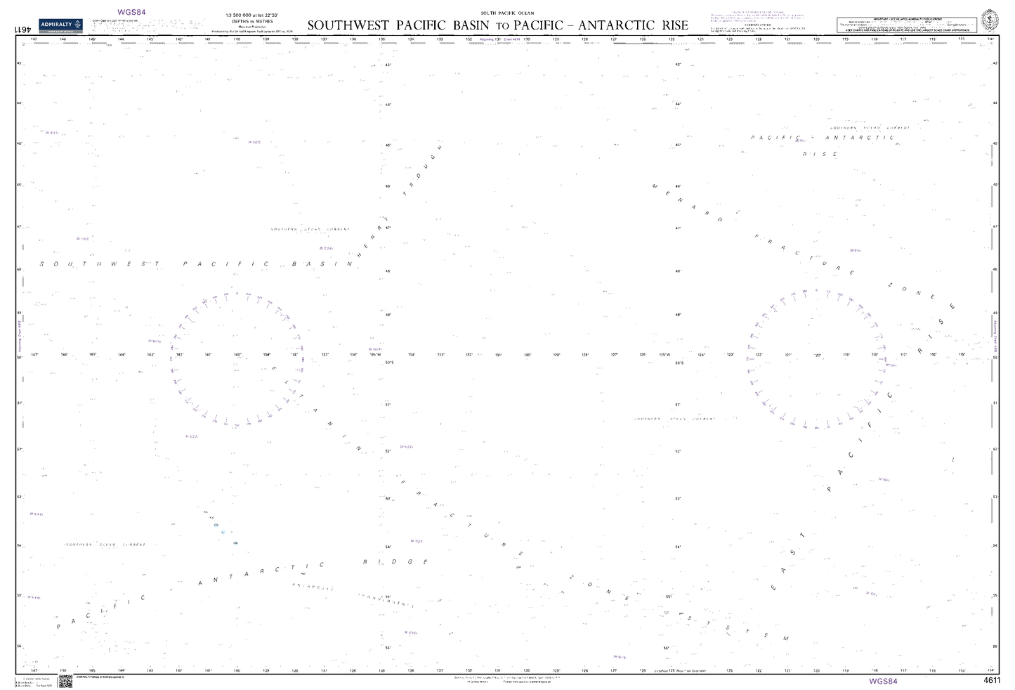 BA4611 - Southwest Pacific Basin to Pacific-Antarctic Rise