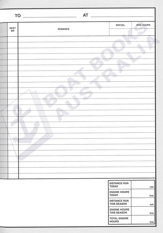 Logbook for Cruising Under Sail - Hardback
