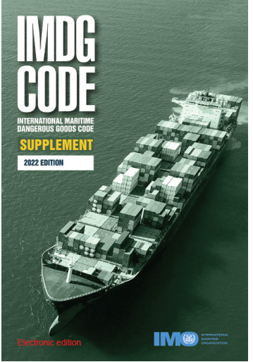 IMO210EL - IMDG Code Supplement 2022 Edition