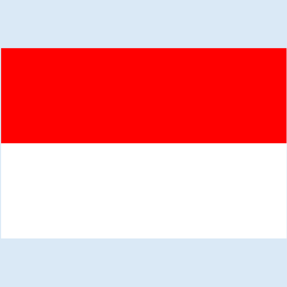 Indonesia Courtesy Flag