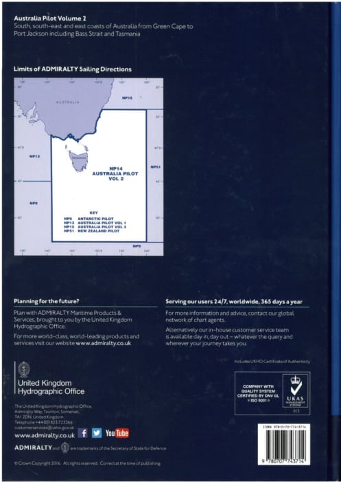 NP14 - Australia Pilot Vol 2. 15th ed. 2025