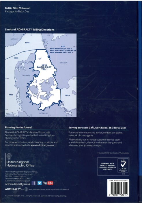NP18 - Baltic Pilot Vol 1. 21st ed.2026