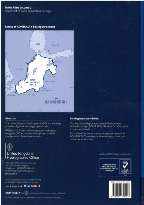 NP19 - Baltic Pilot Vol 2. 18th ed. 2022