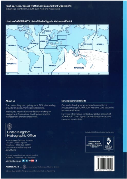 NP286(4) - Pilot Services - India, South East Asia, and Australasia (6th, 2025)