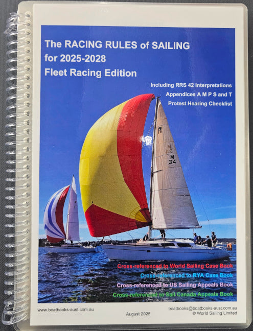The Racing Rules of Sailing 2025-2028 Fleet Racing Edition