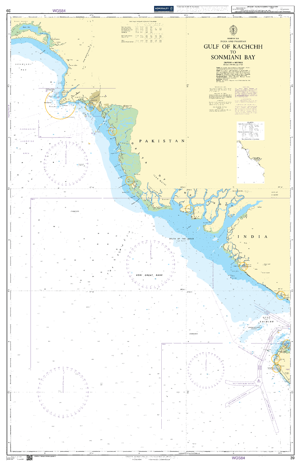 BA39 - Gulf of Kachchh to Sonmiani Bay