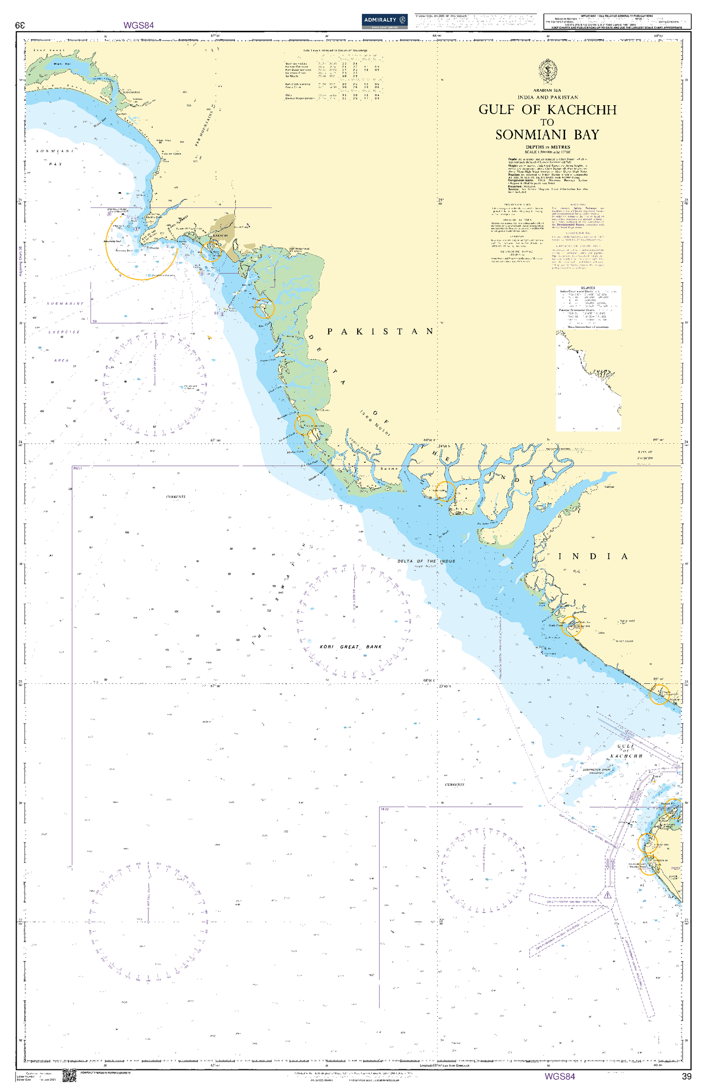 BA39 - Gulf of Kachchh to Sonmiani Bay