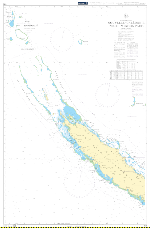 BA935 - Nouvelle-Caledonie (North-western part)