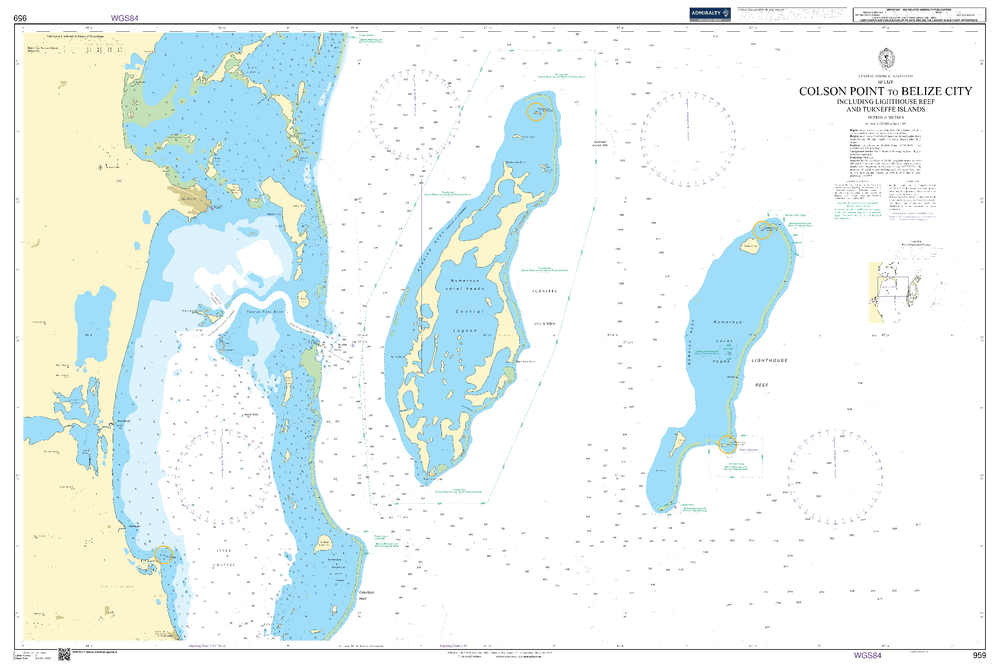 BA959 - Colson Point to Belize City including Lighthouse Reef an