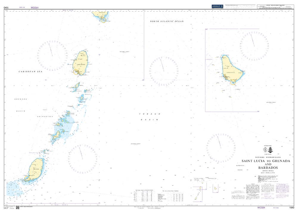 BA1043 - Saint Lucia to Grenada and Barbados
