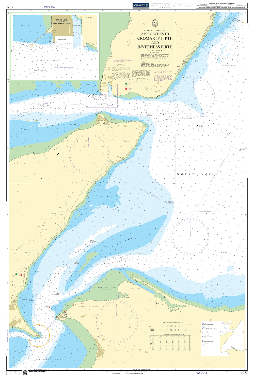 BA1077 - Approaches to Cromarty Firth and Inverness Firth
