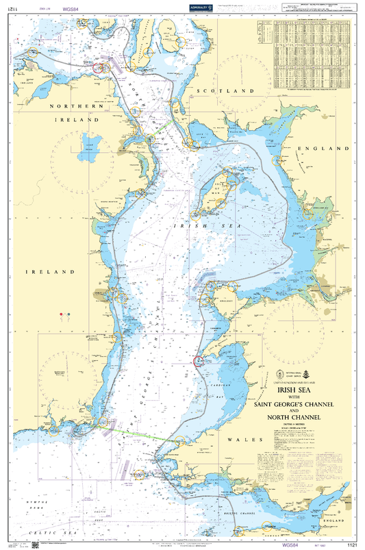 BA1121 - Irish Sea with Saint George's Channel and North Channel