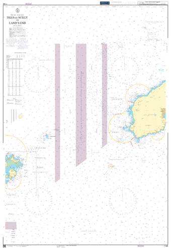 compare product BA1148 - Isles of Scilly to Land's End
