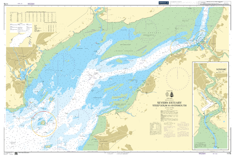 BA1176 - Severn Estuary  Steep Holm to Avonmouth