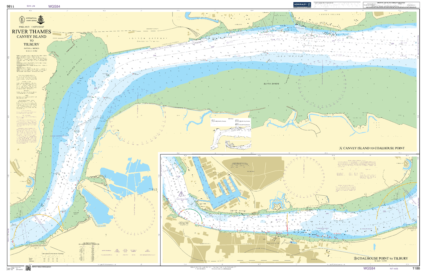 BA1186 - River Thames  Canvey Island to Tilbury