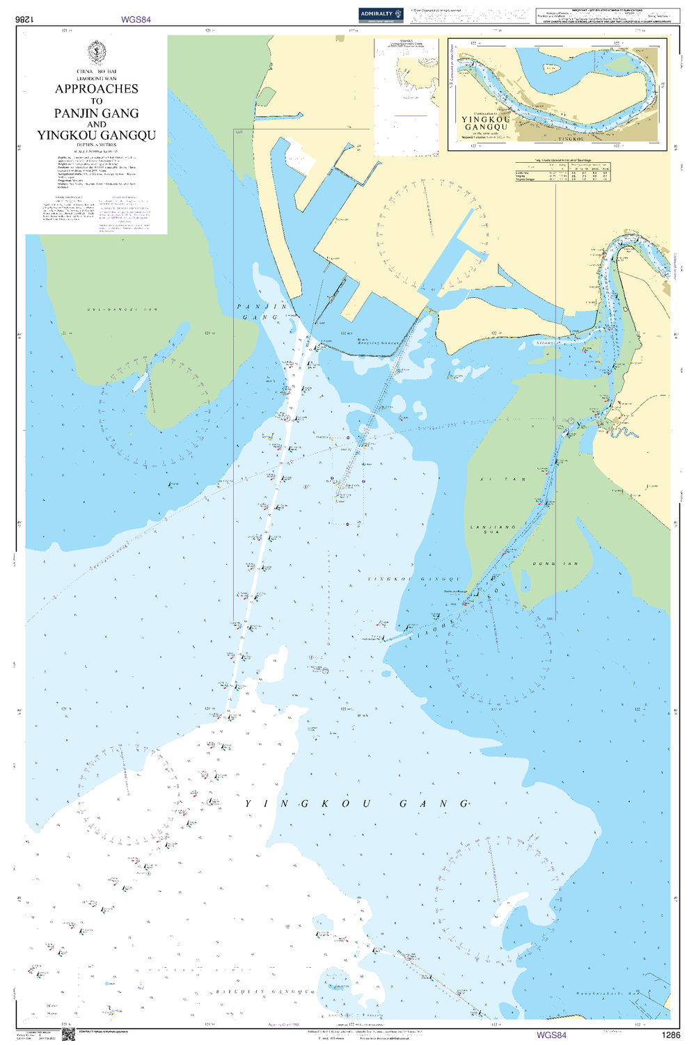BA1286 - Apprs to Panjin Gang and Yingkou