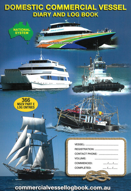 Domestic Commercial Vessel Diary and Log Book