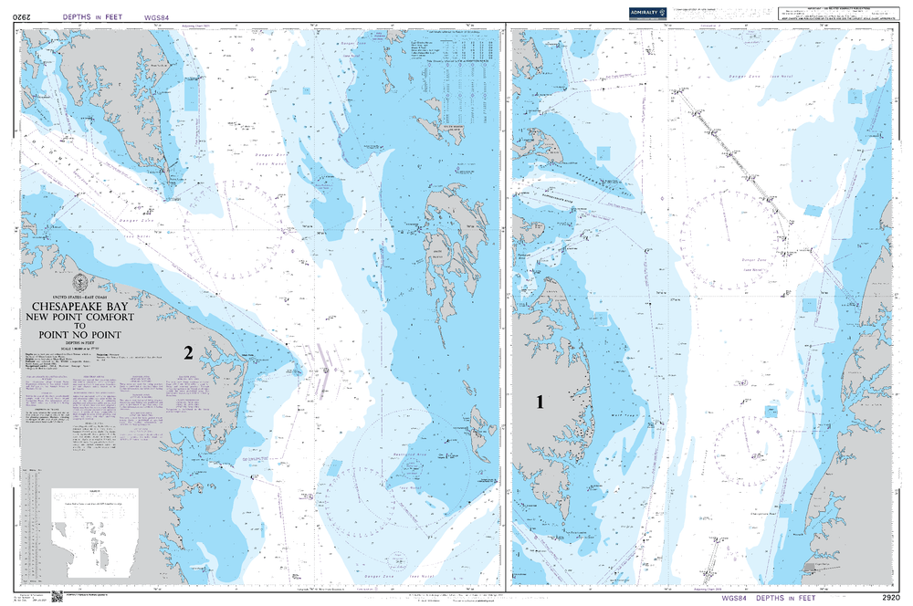 BA2920 - Chesapeake Bay  New Point Comfort to Point No Point
