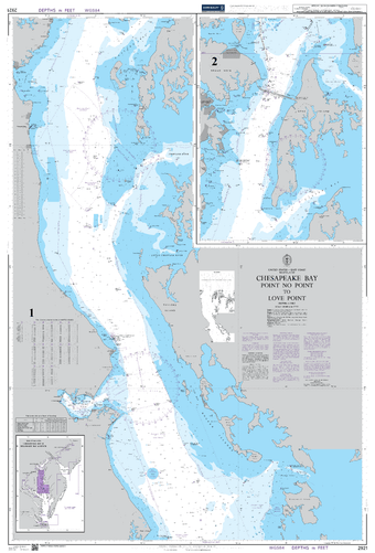 compare product BA2921 - Chesapeake Bay  Point No Point to Love Point