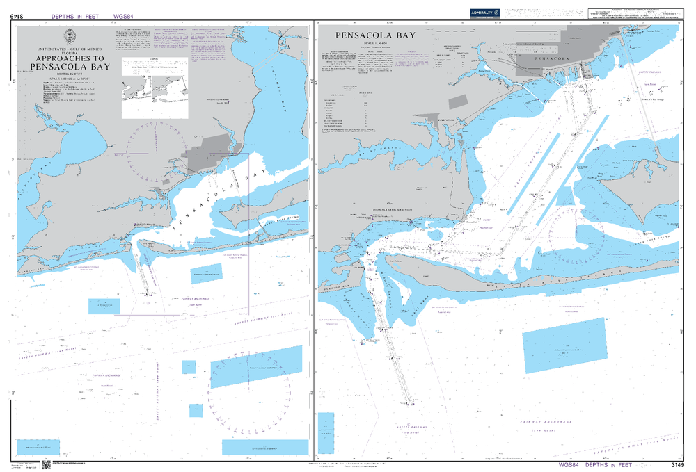 BA3149 - Approaches to Pensacola Bay