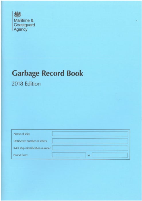 Garbage Record Book (MCA) 2018