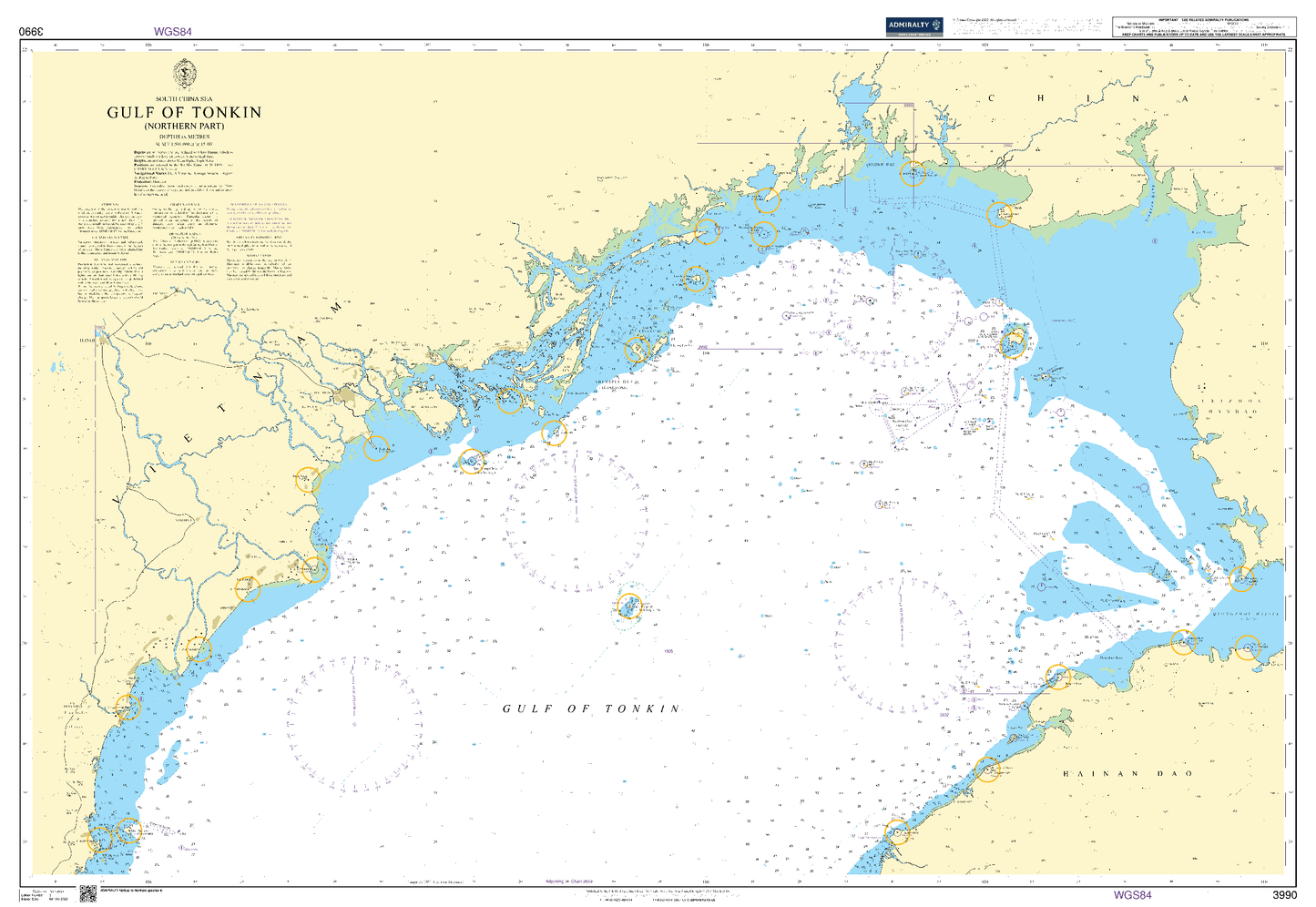 BA3990 - Gulf of Tongking (Northern sheet)