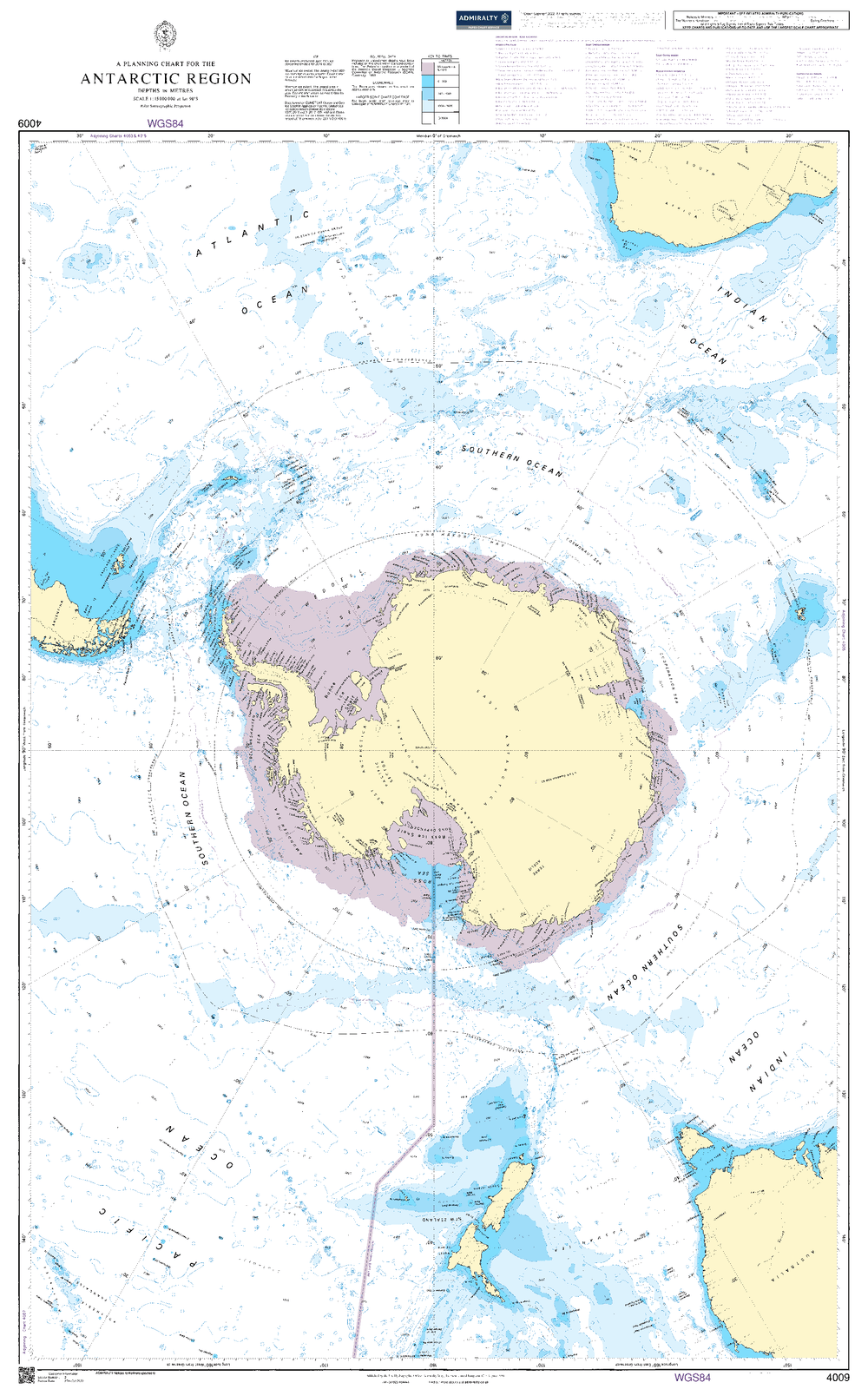 BA4009 - A Planning Chart for the Antarctic Region