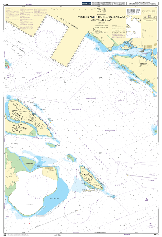 BA4035 - Western Anchorages, Jong Fairway and Cruise Bay