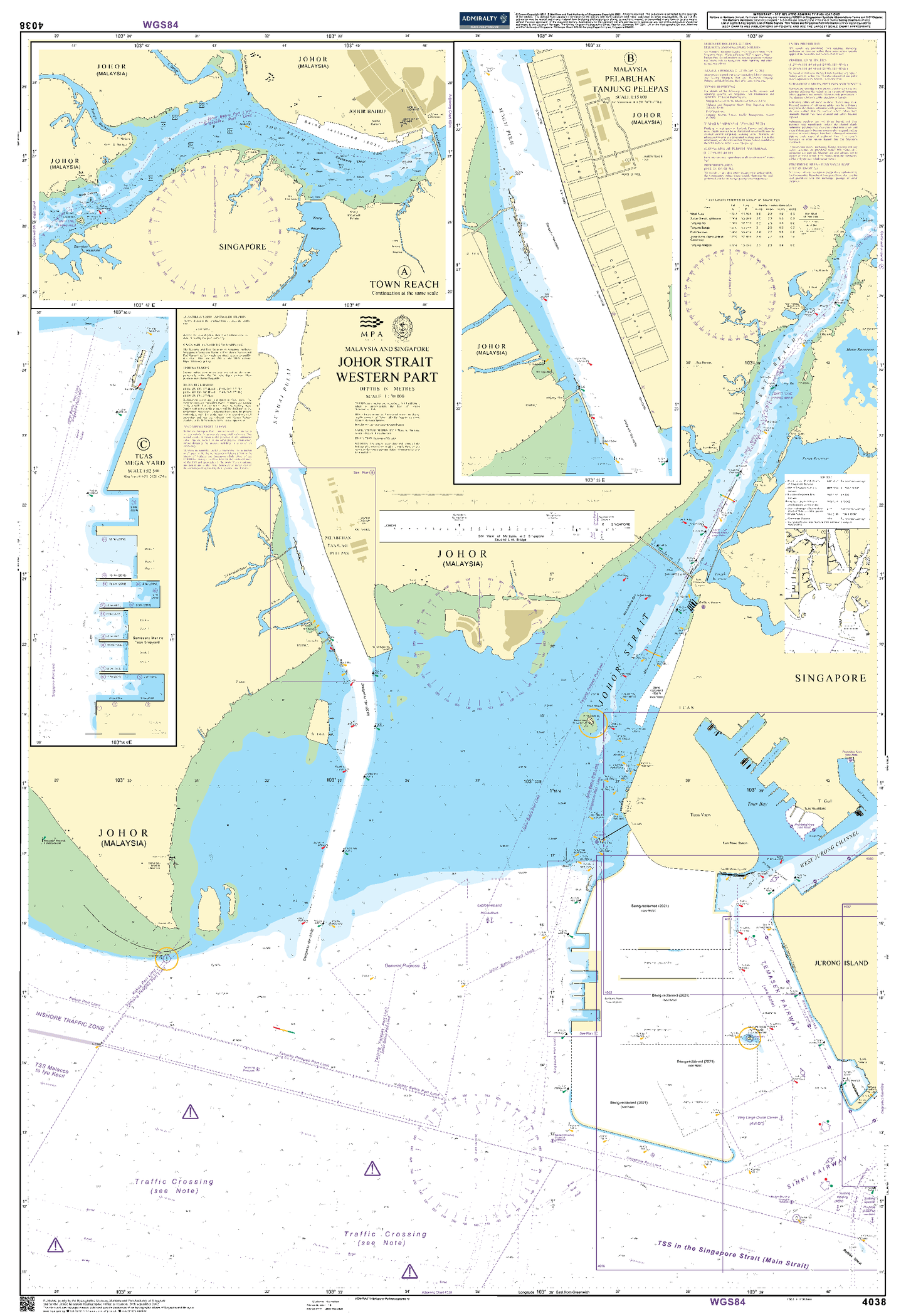 BA4038 - Johor Strait Western Part