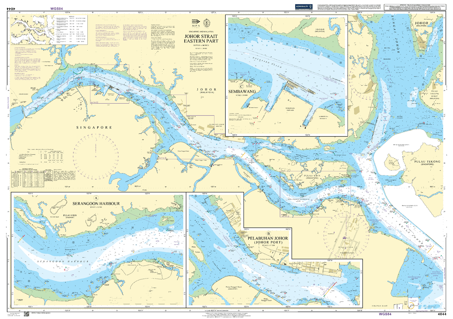 BA4044 - Johor Strait Eastern Part