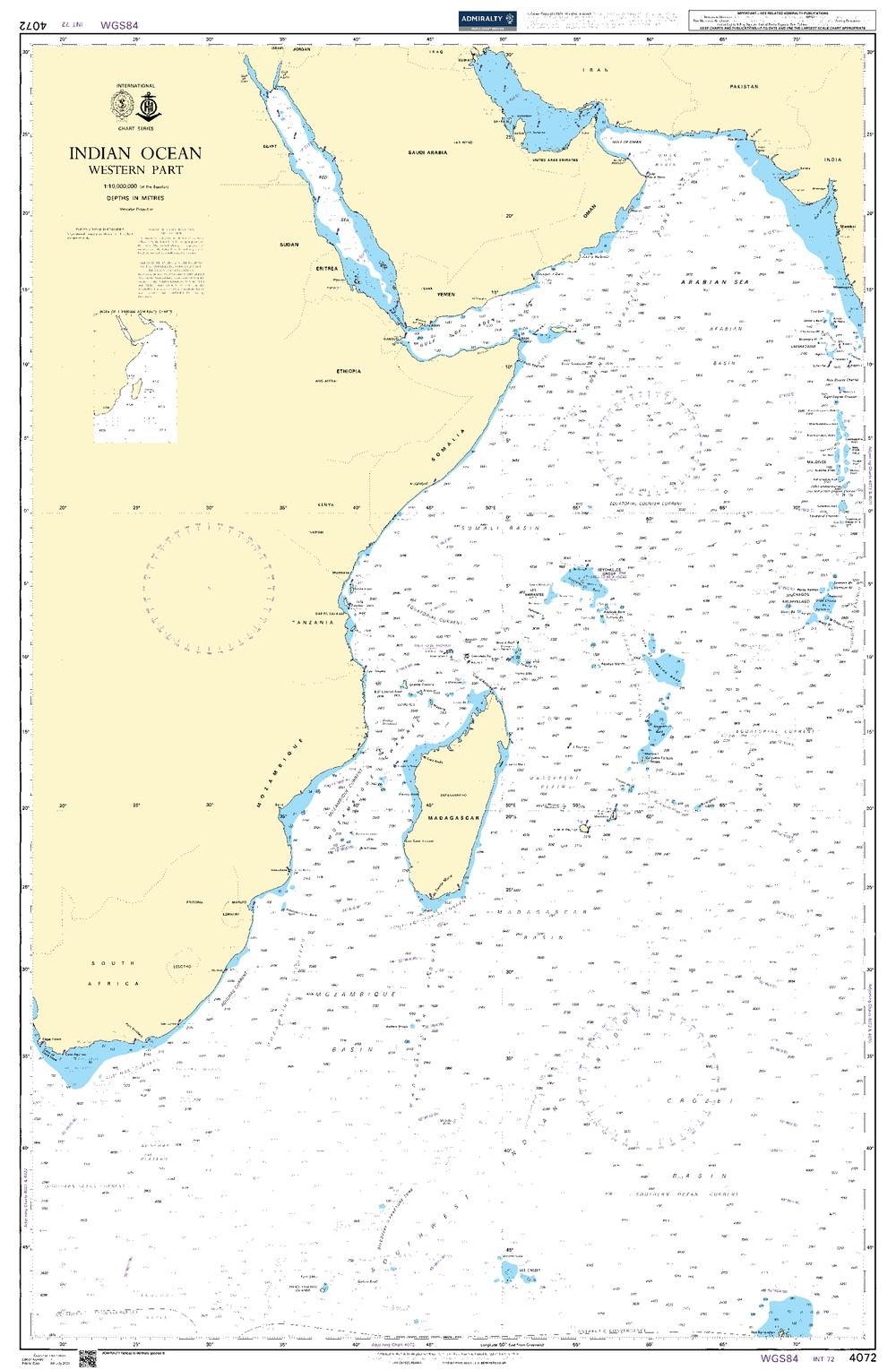 BA4072 - Indian Ocean  Western Part