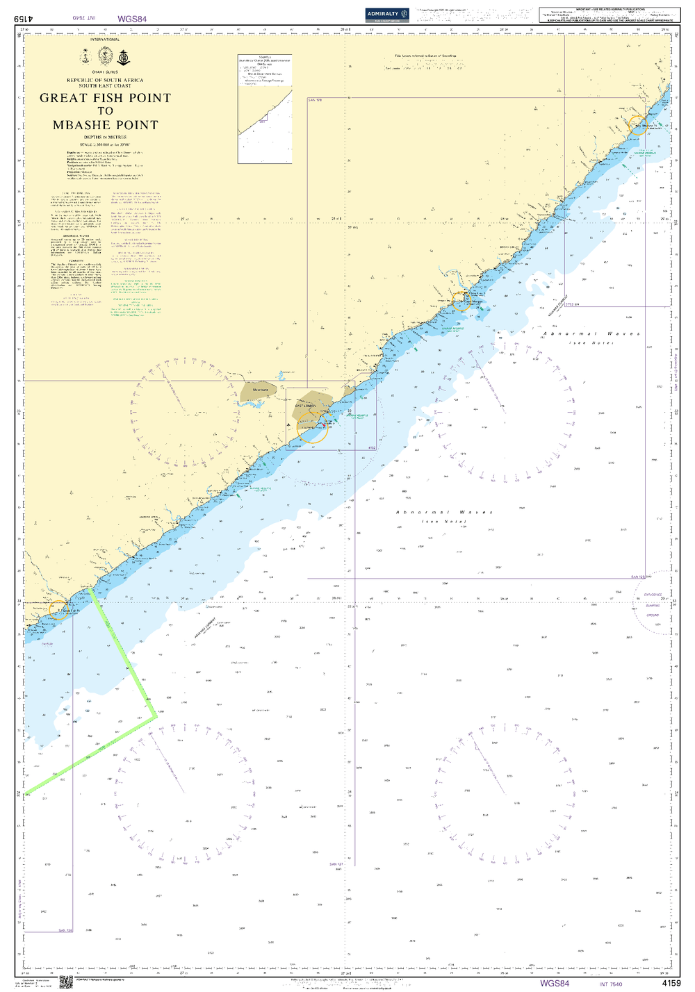 BA4159 - Great Fish Point to Mbashe Point