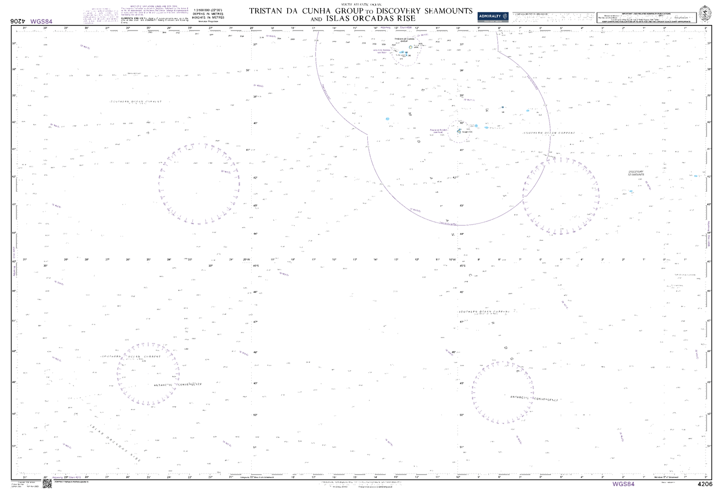 BA4206 - Tristan da Cunha Group to Discovery Seamounts and Islas