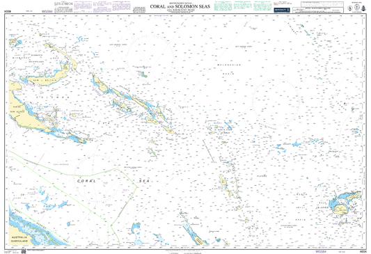 BA4604 - Coral and Solomon Seas and Adjacent Seas