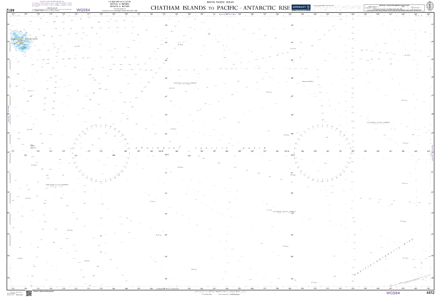 BA4612 - Chatham Islands to Pacific-Antarctic Rise