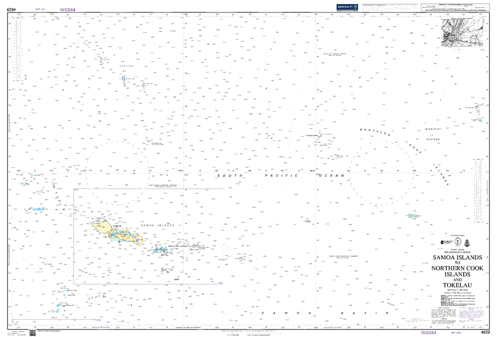 BA4629 - Samoa Islands to Northern Cook Islands and Tokelau