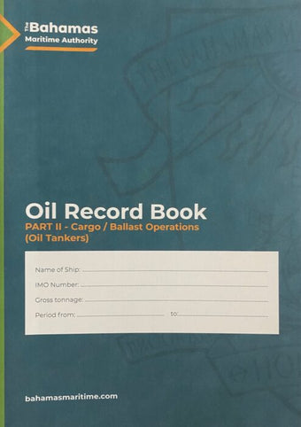 compare product Bahamas Maritime Authority - OIL RECORD BOOK (PART 2)