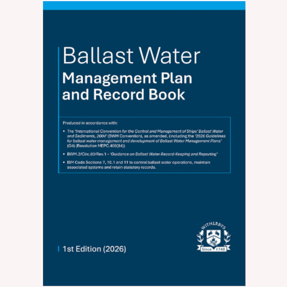 Ballast Water Management Plan and Record Book - 1st Edition (2026) - SPECIAL ORDER