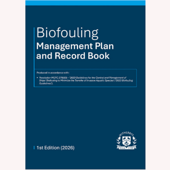 compare product Biofouling Management Plan and Record Book - 1st Edition (2026) - SPECIAL ORDER