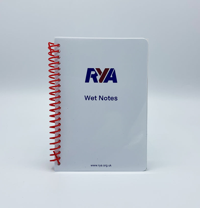 wet racing note book