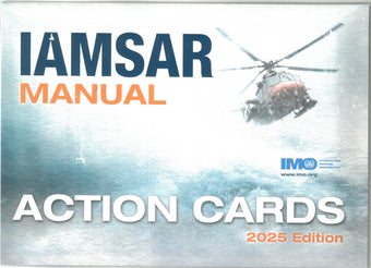 compare product IMO966E - IAMSAR Manual Volume III Action Cards, 2025 Edition Hard copy.