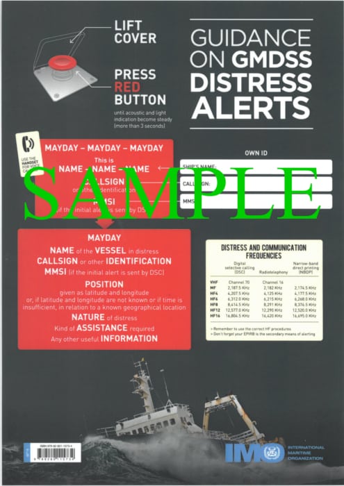 IMO971E - Guidance on GMDSS distress and Alerts Cards (2024 Edition)