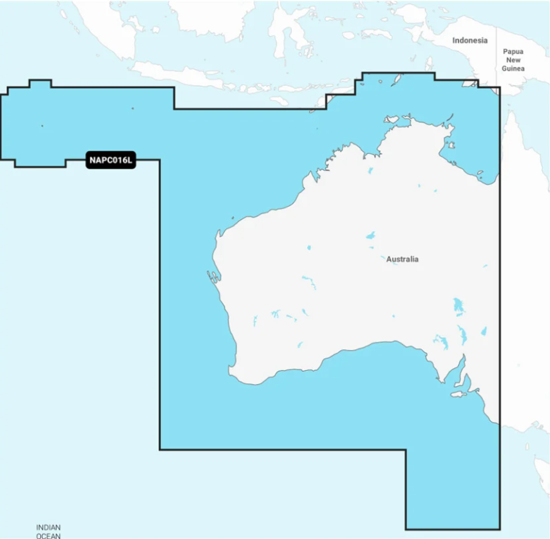 Navionics+™ Australia, West & Central - Inland and Coastal (010-C1465-30)