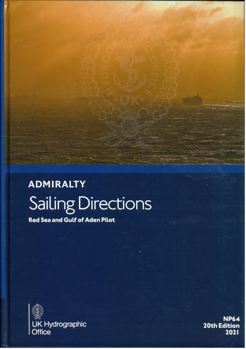 NP64 - Red Sea & Gulf of Aden Pilot.  20th ed.  2021